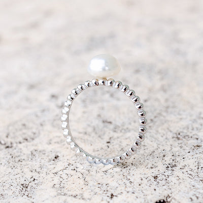 Bubbled South Sea Pearl Ring 2