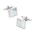 MOTHER OF PEARL SQUARE CUFFLINKS