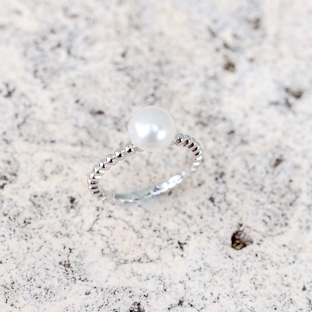 Bubbled South Sea Pearl Ring 1