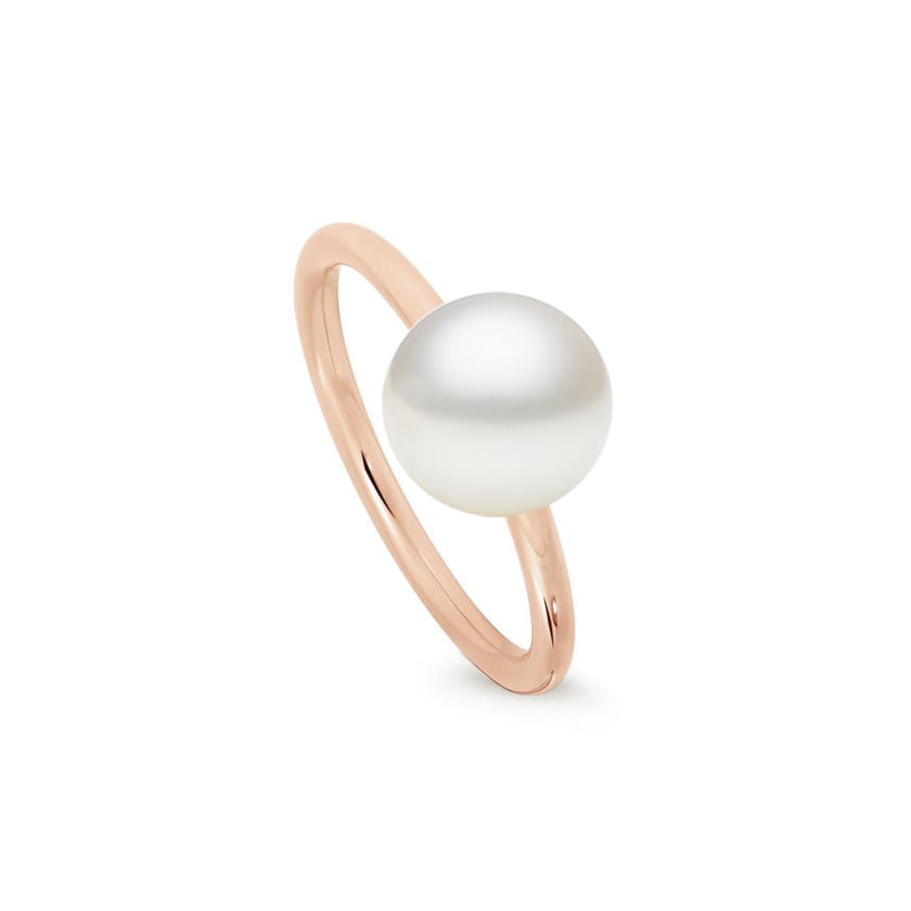 Rose Gold Pearl ring